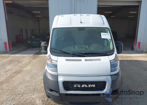 2020 Ram Promaster 2500 High Roof 136 Wb из США, поврежденный, VIN 3C6TRVCG9LE131195